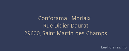 Conforama - Morlaix