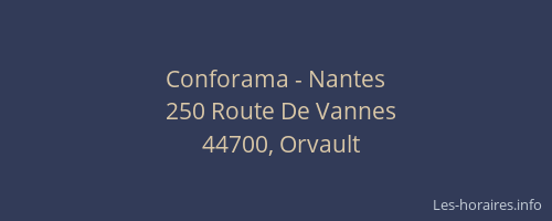 Conforama - Nantes