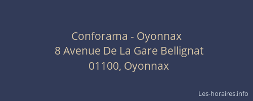 Conforama - Oyonnax