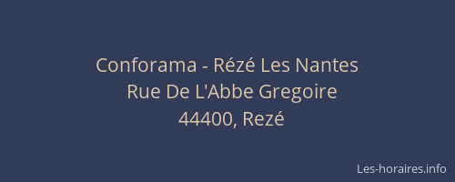 Conforama - Rézé Les Nantes