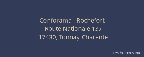 Conforama - Rochefort