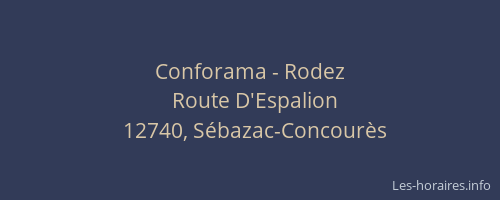 Conforama - Rodez