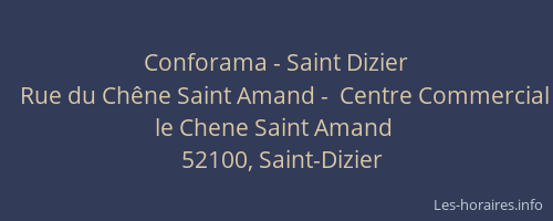 Conforama - Saint Dizier