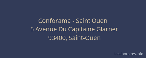 Conforama - Saint Ouen