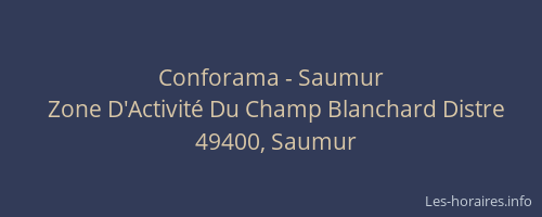 Conforama - Saumur