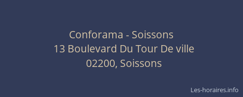 Conforama - Soissons