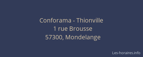 Conforama - Thionville