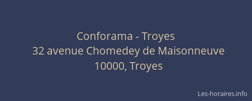 Conforama - Troyes