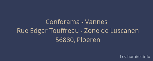 Conforama - Vannes