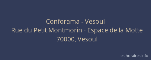 Conforama - Vesoul