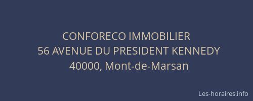 CONFORECO IMMOBILIER