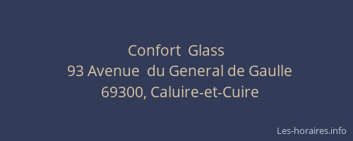 Confort  Glass
