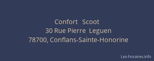Confort   Scoot