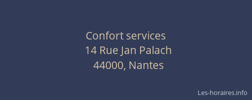 Confort services