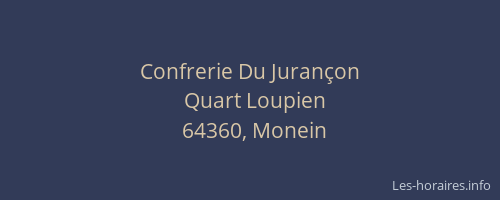 Confrerie Du Juran&ccedil;on