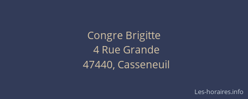 Congre Brigitte