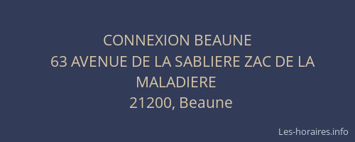 CONNEXION BEAUNE