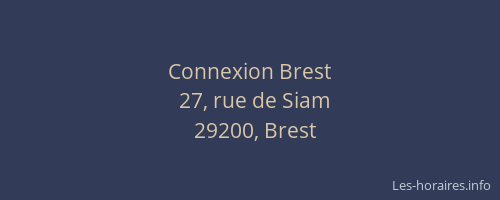 Connexion Brest