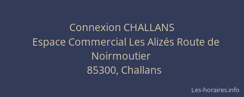 Connexion CHALLANS