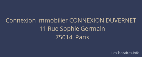 Connexion Immobilier CONNEXION DUVERNET