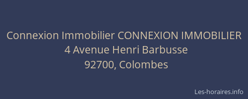 Connexion Immobilier CONNEXION IMMOBILIER