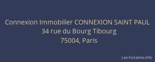 Connexion Immobilier CONNEXION SAINT PAUL