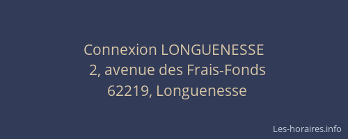 Connexion LONGUENESSE