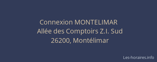 Connexion MONTELIMAR