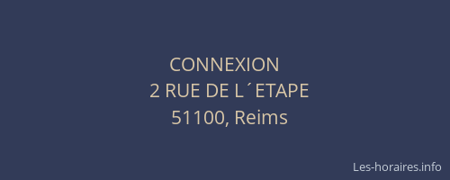 CONNEXION