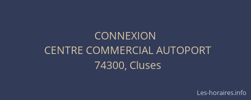CONNEXION