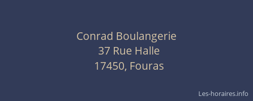 Conrad Boulangerie