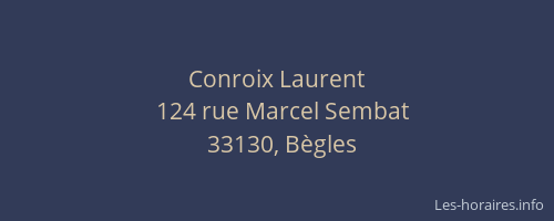 Conroix Laurent
