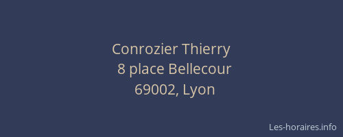 Conrozier Thierry