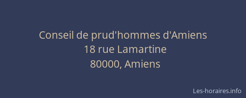 Conseil de prud'hommes d'Amiens