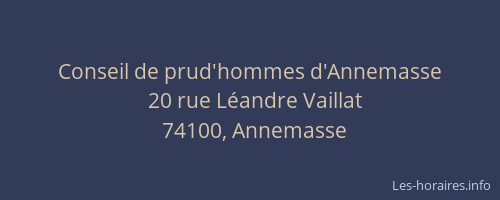 Conseil de prud'hommes d'Annemasse