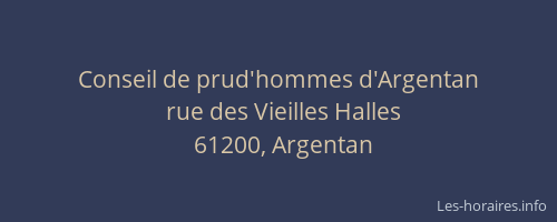 Conseil de prud'hommes d'Argentan