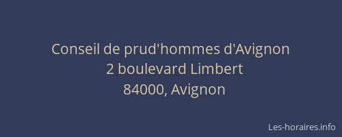 Conseil de prud'hommes d'Avignon
