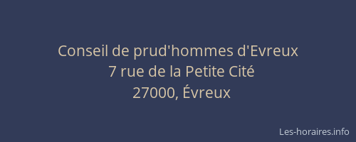 Conseil de prud'hommes d'Evreux