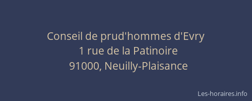 Conseil de prud'hommes d'Evry