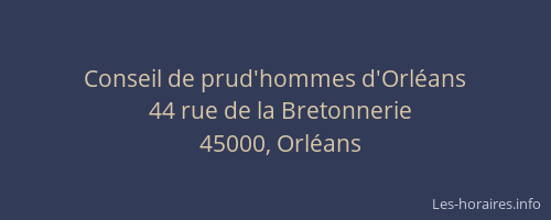Conseil de prud'hommes d'Orléans
