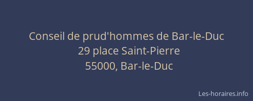 Conseil de prud'hommes de Bar-le-Duc