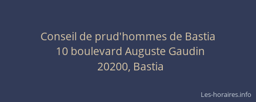 Conseil de prud'hommes de Bastia