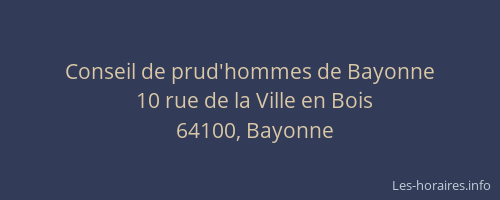 Conseil de prud'hommes de Bayonne