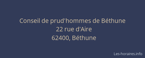 Conseil de prud'hommes de Béthune