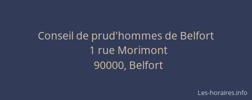 Conseil de prud'hommes de Belfort