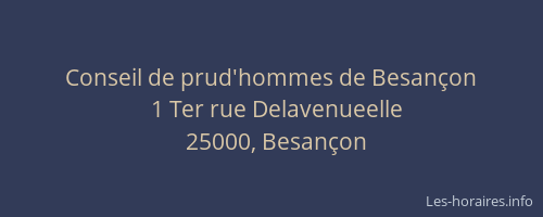 Conseil de prud'hommes de Besançon