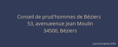 Conseil de prud'hommes de Béziers