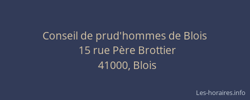 Conseil de prud'hommes de Blois