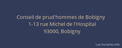 Conseil de prud'hommes de Bobigny