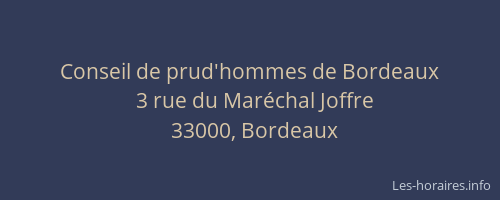 Conseil de prud'hommes de Bordeaux